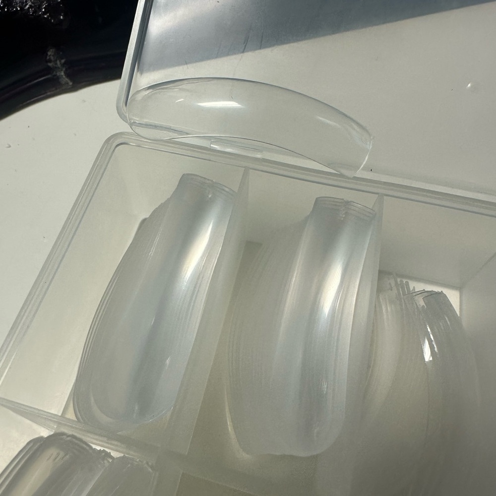 Clear Full Coverage Nail Set (curved)
